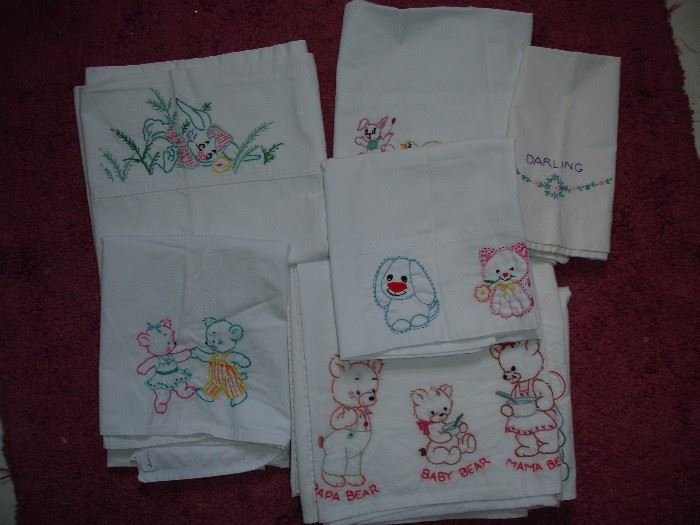 Embroidered Doll Sheets