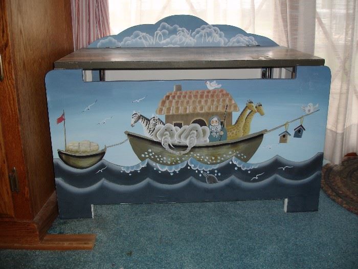 Toy Chest Hand Painted