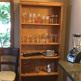 Assorted crystal glasses