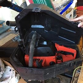  Red chainsaw give me a break I'm a girl 