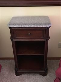 Beautiful side table, granite top