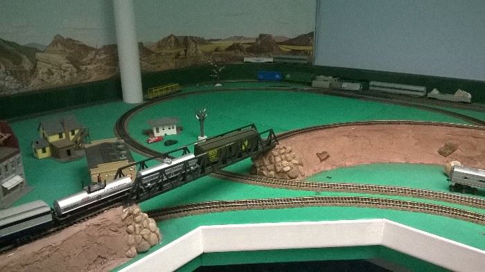 One entire room is dedicated to this train enthusiast  you must see it to believe it.