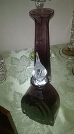 Amethyst vase Perfume bottle  