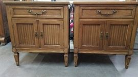 Italian Provincial Nightstands with Matching Chest