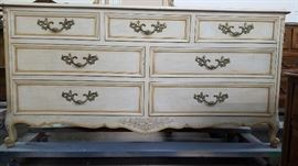 Kindel French Provincial Dresser with Nightstand and King Headboard