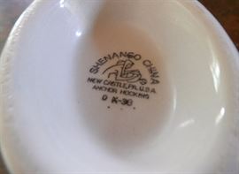 Anchor Hocking “Shenango” China Gravy Boats & Pitcher