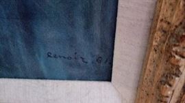 1881 Two Sisters (On the Terrace) by Renoir Print