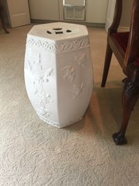 Oriental ceramic stool