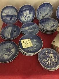 Collectible Royal Copenhagen plates