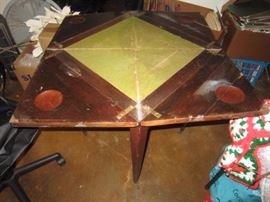 Game table opened