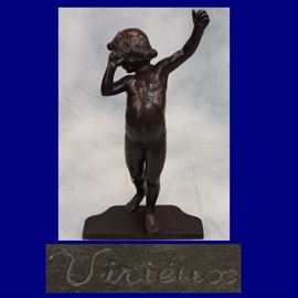 Bronze Statue of a Child, 39" tall