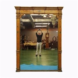 Large Antique Adams Mirror