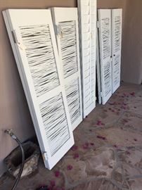 sets of custom latilla shutters for sale