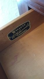 Willett Wildwood Cherry label on corner cabinet