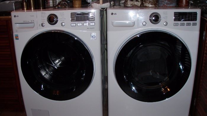 L.G. Front Load Washer & Dryer (approx. 4 yrs. old)
