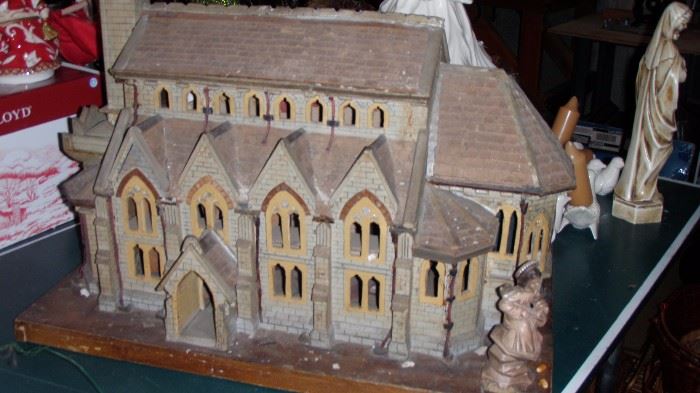 wood carved church