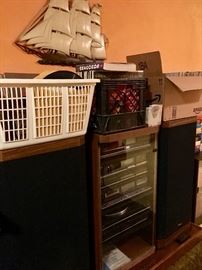 LP Vinyl Records, Fisher Stereo System