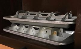 Vintage Metal Ice Cube Trays