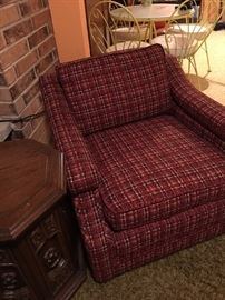 Plaid Arm Chair