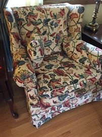 Solid, well made side chair, matching sofa available.