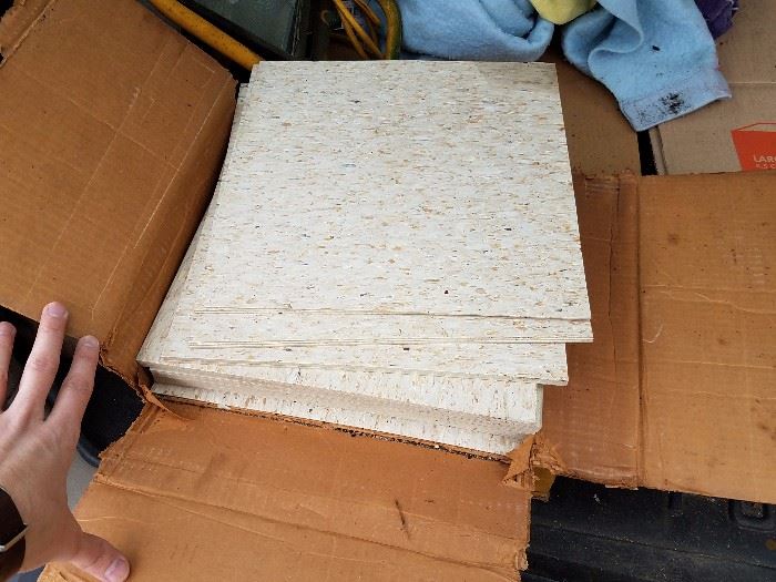 Linoleum flooring - almost two boxes