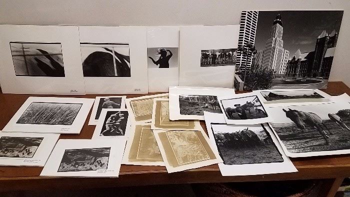 Photos: gelatin silver prints, some on RC paper, other print types as well.