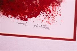 Theo Tobiasse Original Signature