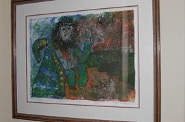 Theo Tobiasse Original Signed H.C. Lithograph