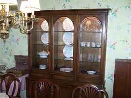 DIXON LIGHTED CHINA CABINET