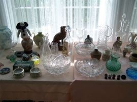 MORE CUT GLASS & SMALLS