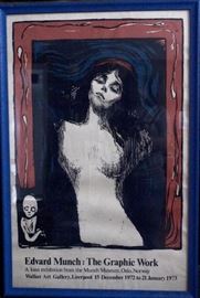 Edward Munch museum poster	
