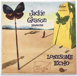Jackie Gleason LP, cover art by Salvador Dali