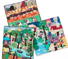 Arpillera wall hangings