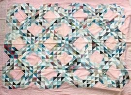 Vintage quilt top