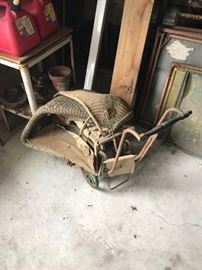 Antique Victorian baby buggy that needs love