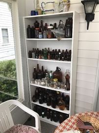 Hundreds of antique medicine bottles and other bottles
