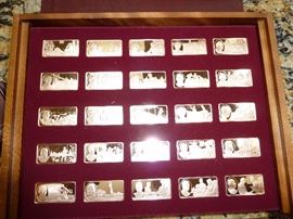 Some nice bronze pictures of Great Americans.