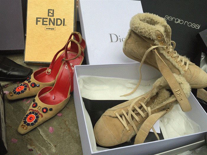Fendi, Dior, Rossi and more,..