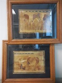 Inlayed elephant pictures