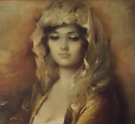 The "Golden Woman" by PIERRE PUYET Jose Puyet (April 22, 1922 – August 28, 2004). 
The full name of the artist was Jose Puyet Padilla. 