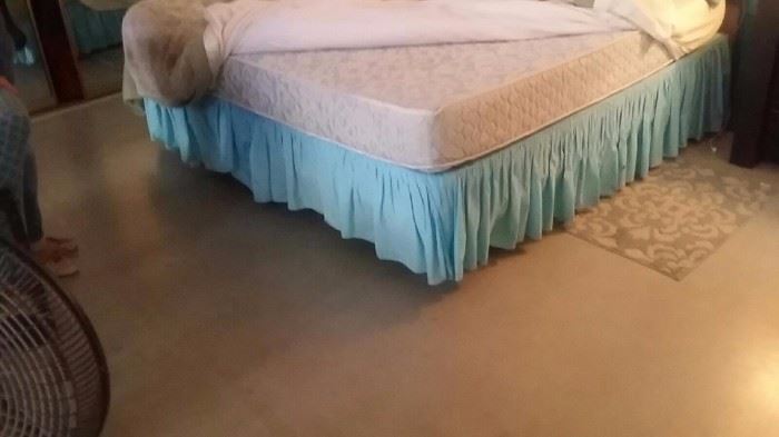 $100.00.  If you want this KING mattress, box spring and frame, call me. 702-588-3800