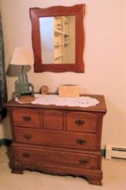 long dresser mirror lamp doily