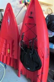 long red kayak