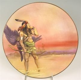 Nippon Blow Out "Native Indian" Plate