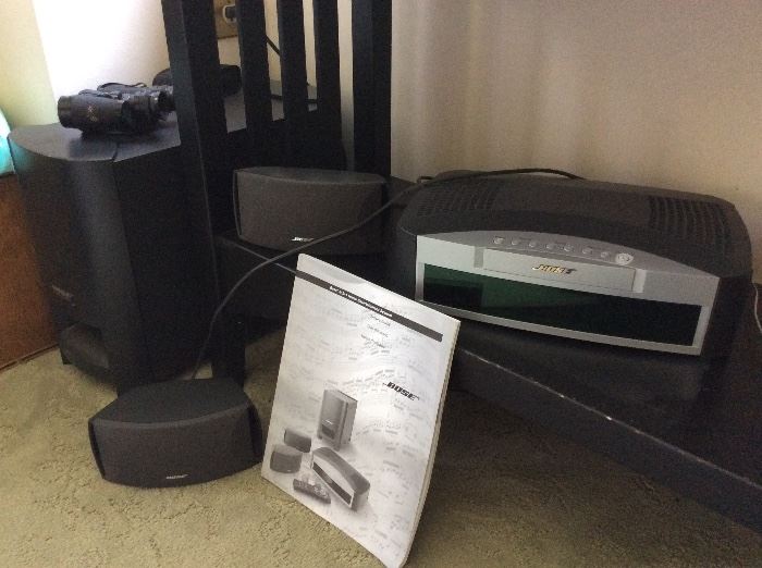 BOSE home entertainment system.