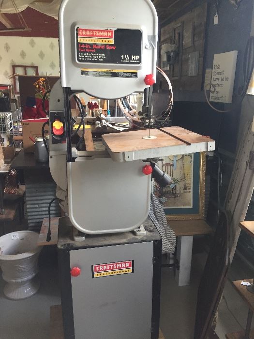 Band saw with attachments 