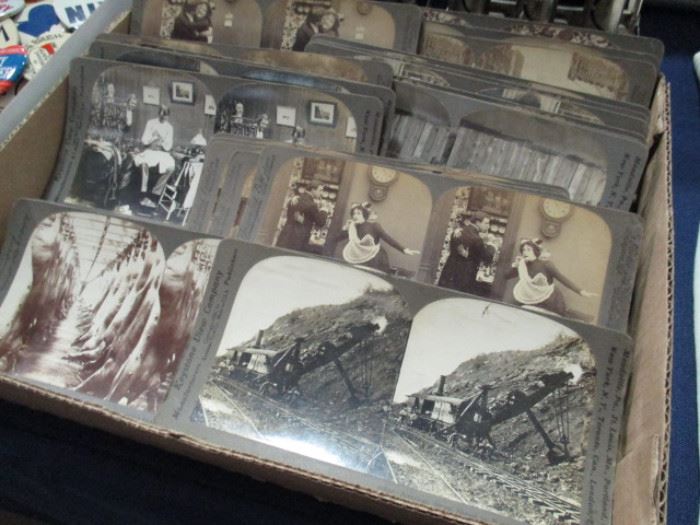 Stereoscopic view cards