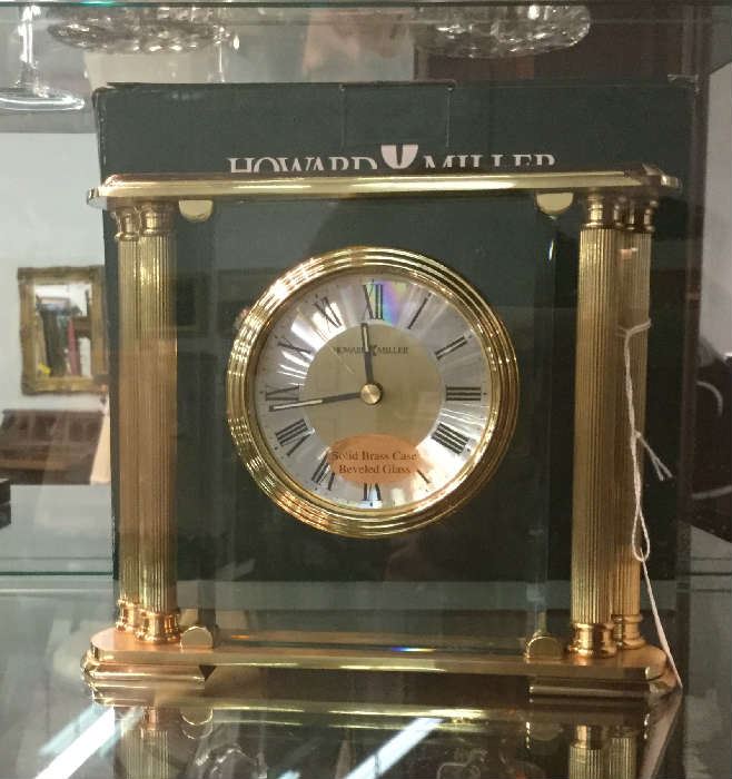 Howard Miller shelf clock, new in box