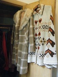 vintage coat & poncho