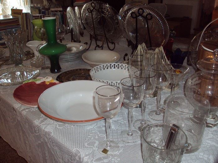 Dishes, Glassware and Crystal